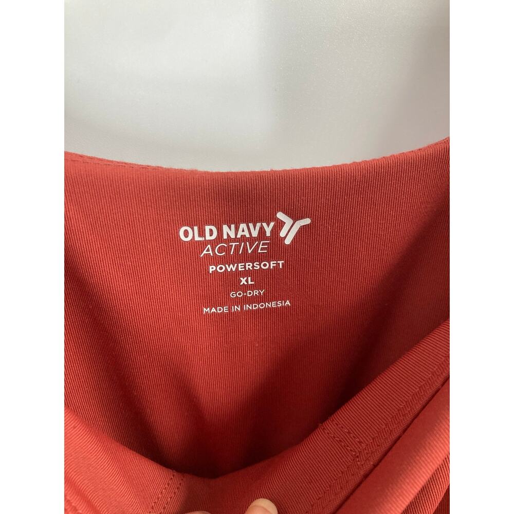 Old Navy Rust Sienna Birch Powersoft Athletic Athleisure Dress XL Built in Short - Picture 4 of 9